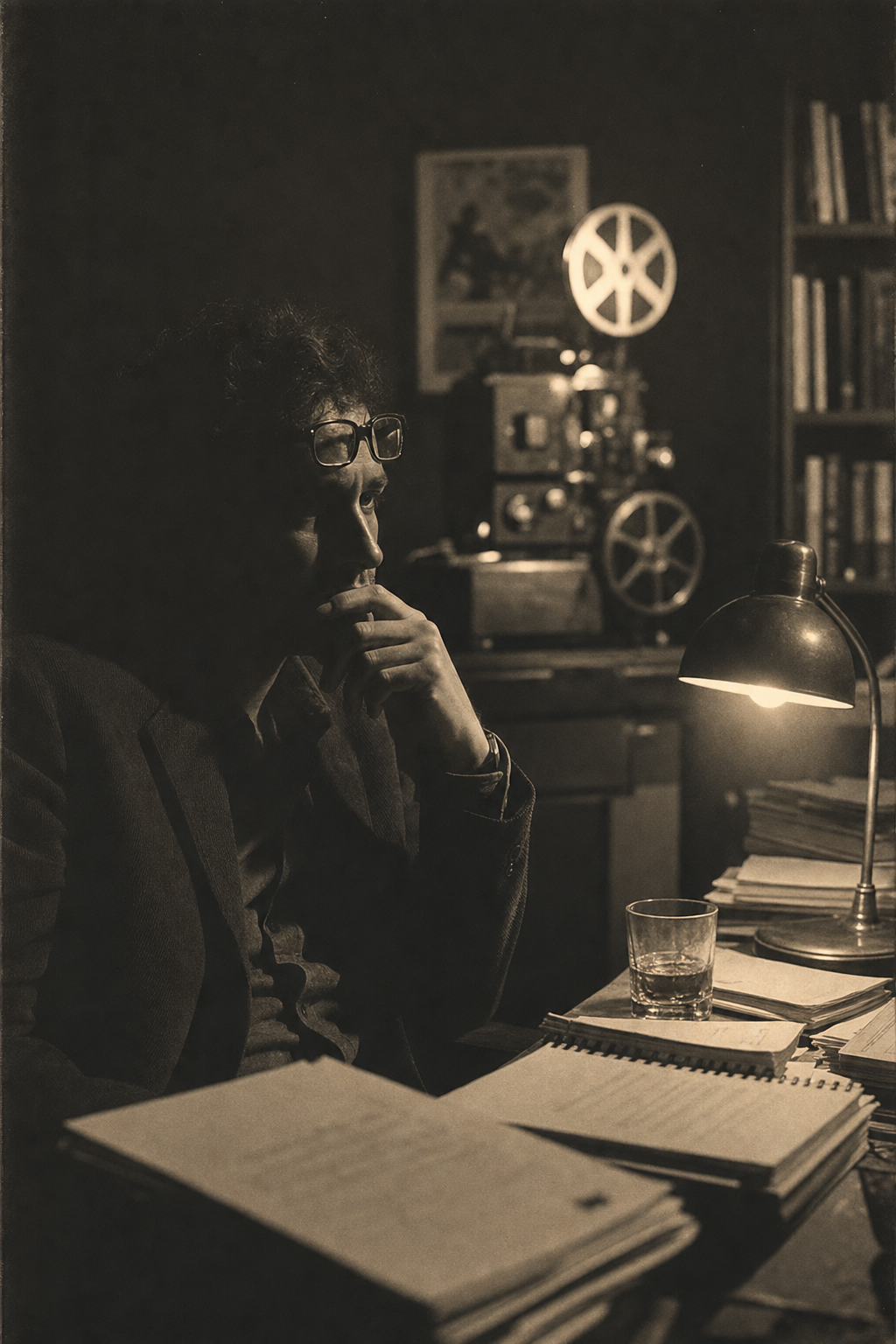 The founder, at the editing desk